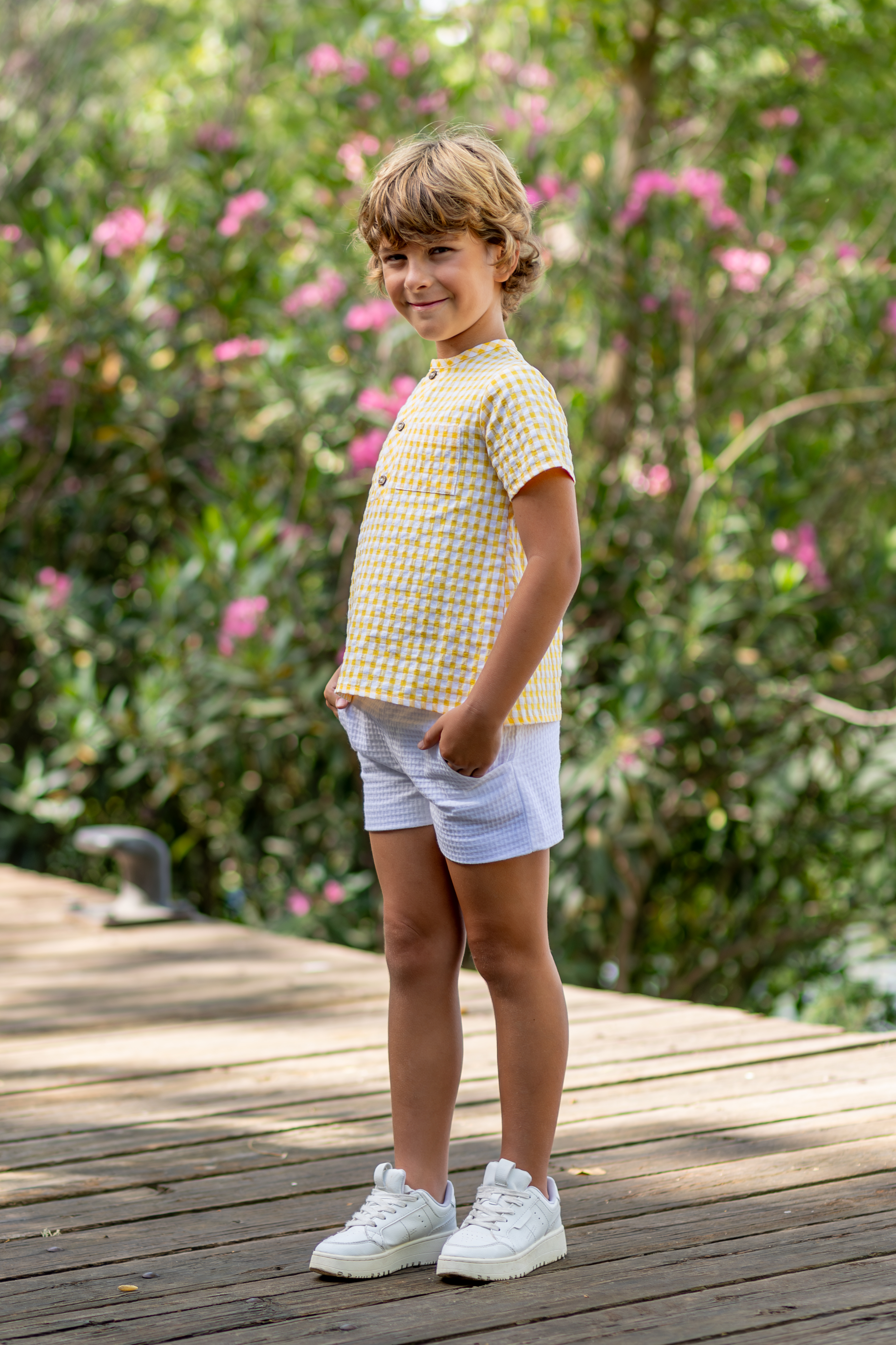 Alternative view of Camisa niño vichy Denisse de BOÉTIE KIDS