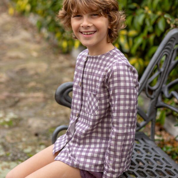 Alternative view of Camisa niño vichy Akan de BOÉTIE KIDS