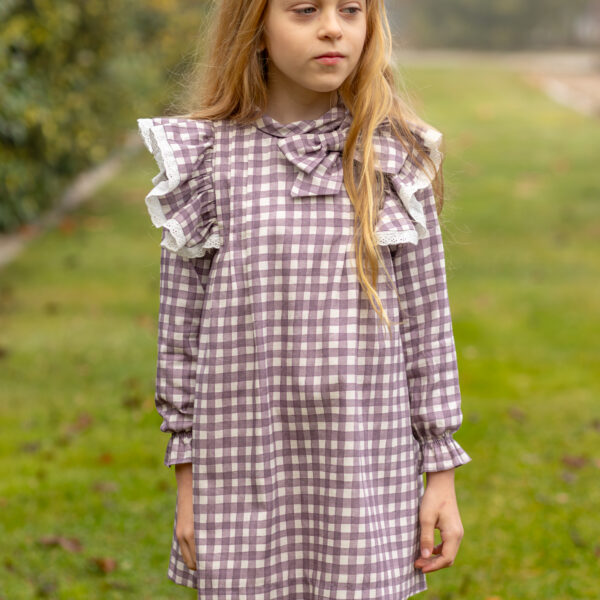 Vestido vichy Akan de BOÉTIE KIDS