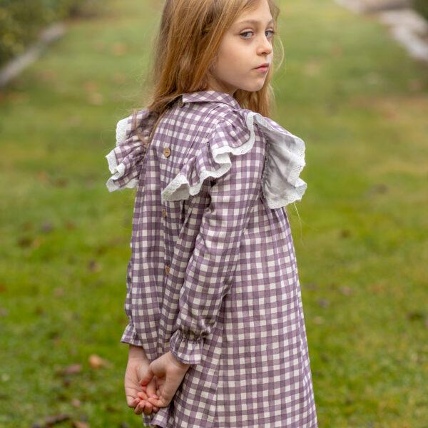 Alternative view of Vestido vichy Akan de BOÉTIE KIDS
