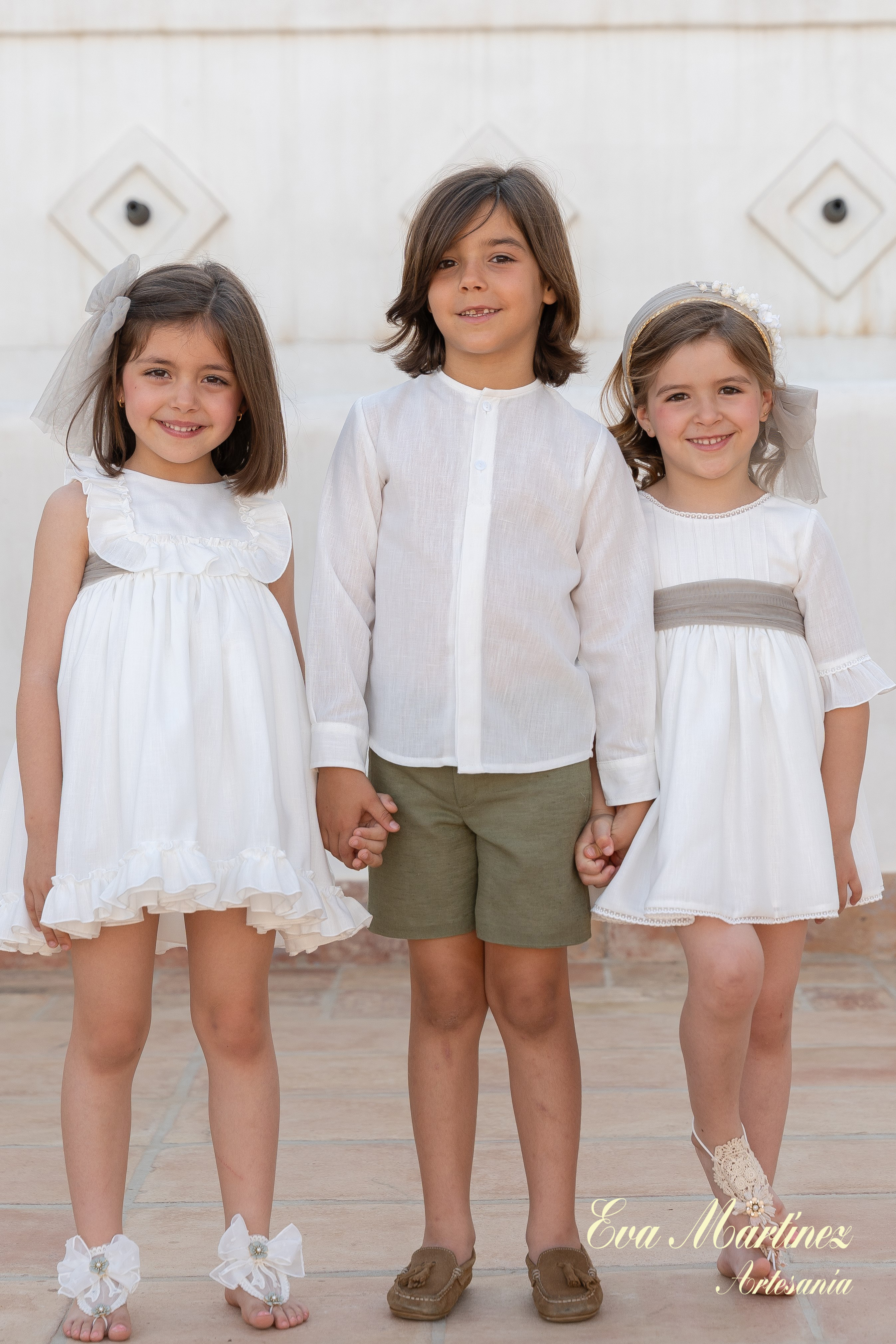 Alternative view of Conjunto camisa y pantalón chino niño de ceremonia y arras modelo Martina de EVA MARTÍNEZ